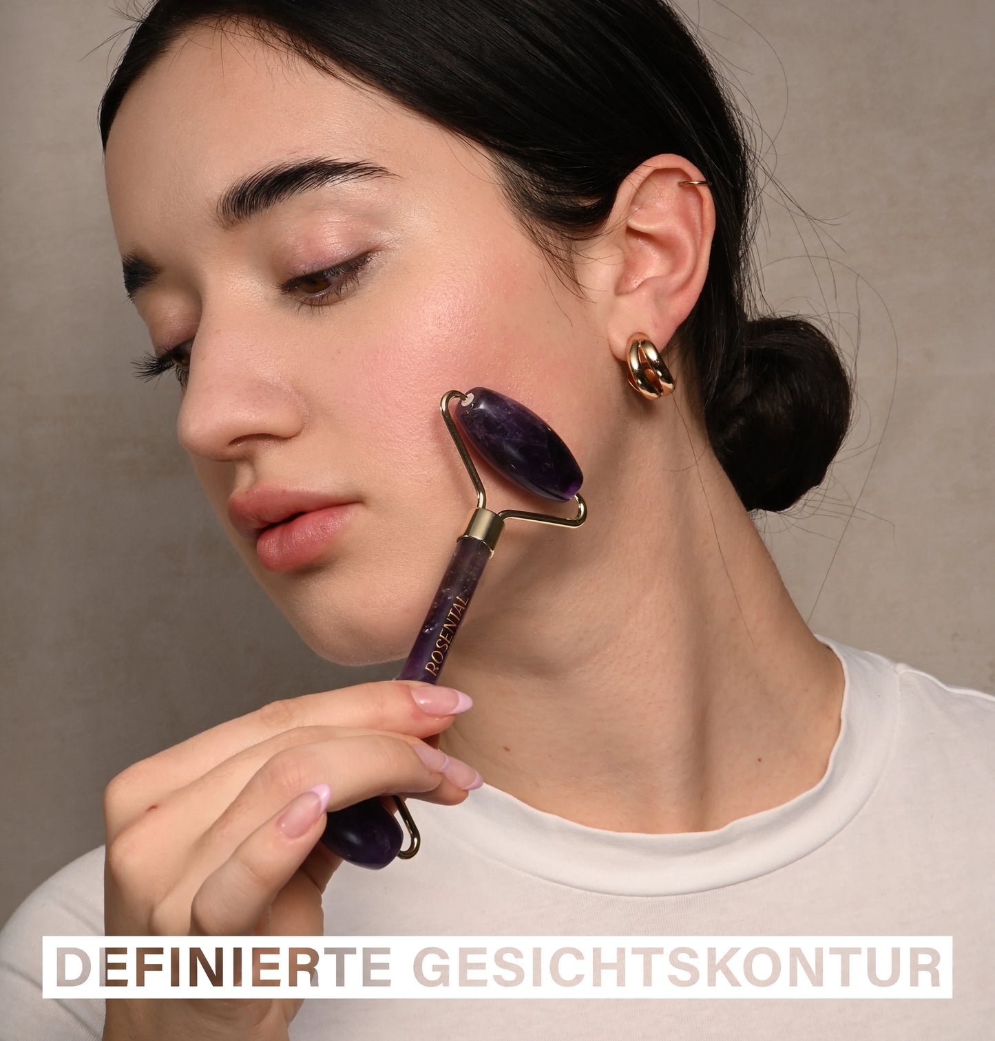 Amethyst Roller | Natural Beauty Tool