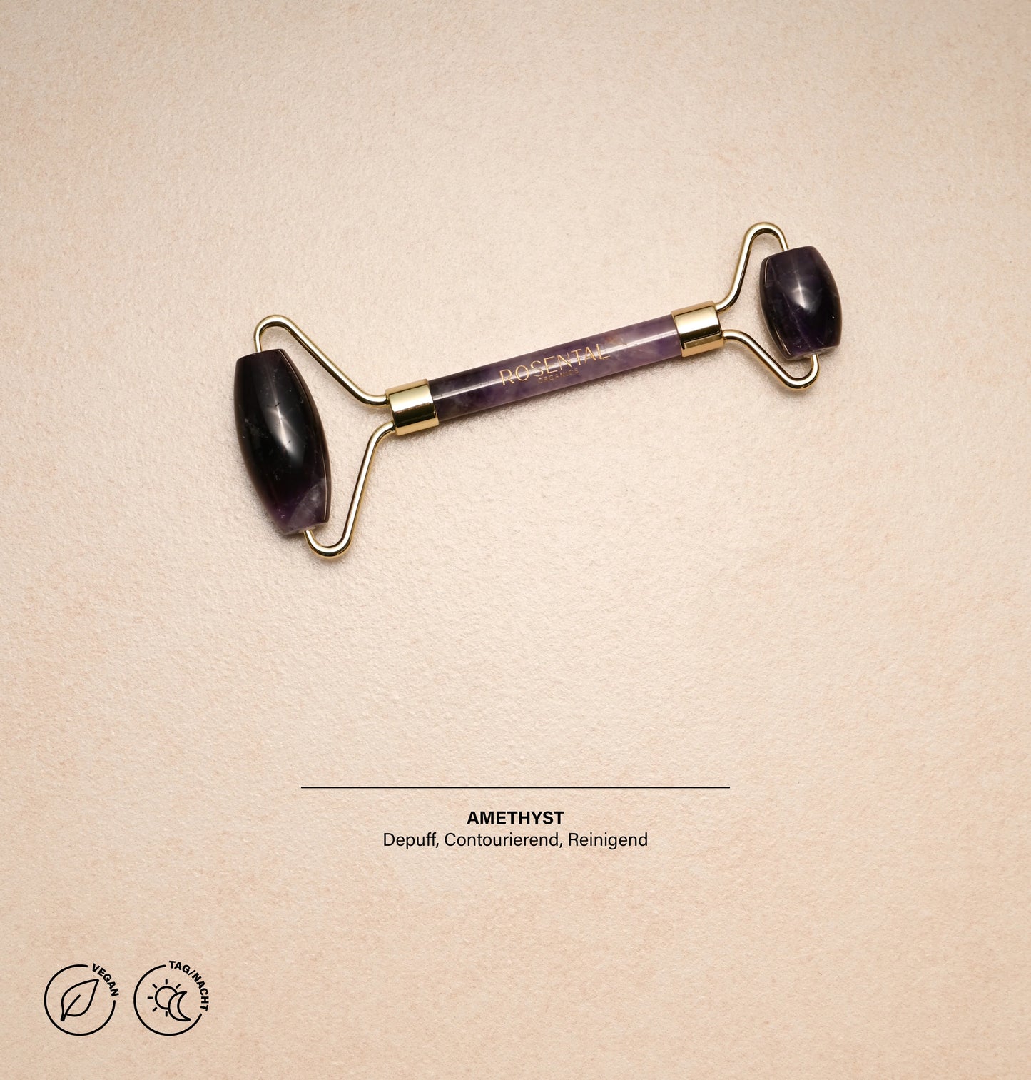 Amethyst Roller | Natural Beauty Tool