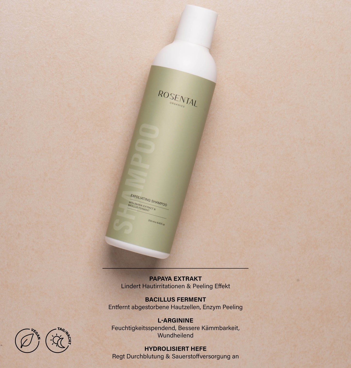 Scalp Exfoliating Shampoo | with Papaya Extract & Bacillus Ferment