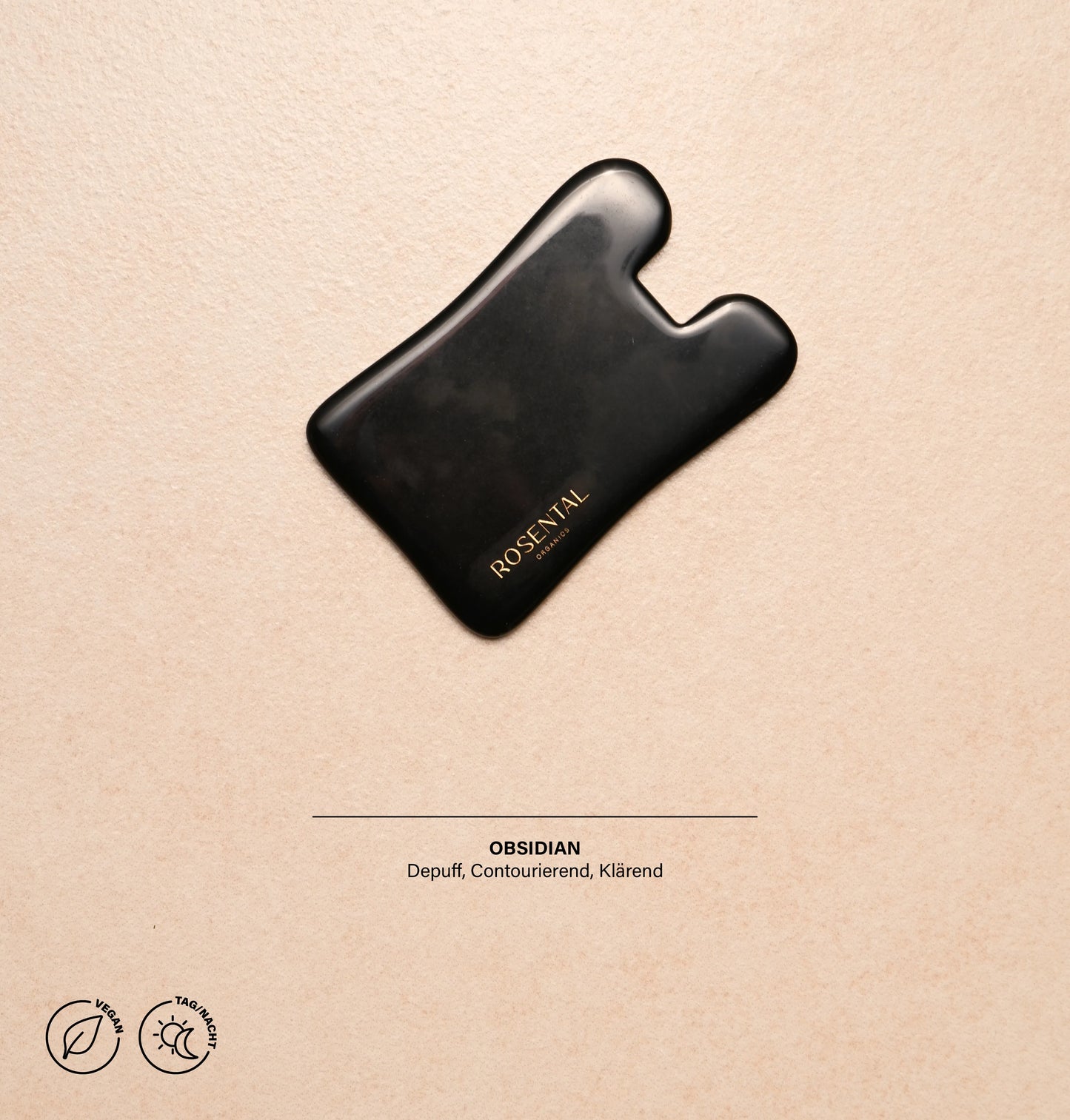 Obsidian Gua Sha | Natural Beauty Tool