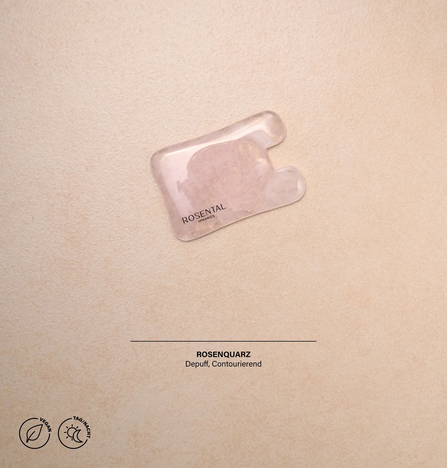 Rose Quartz Gua Sha | Natural Beauty Tool