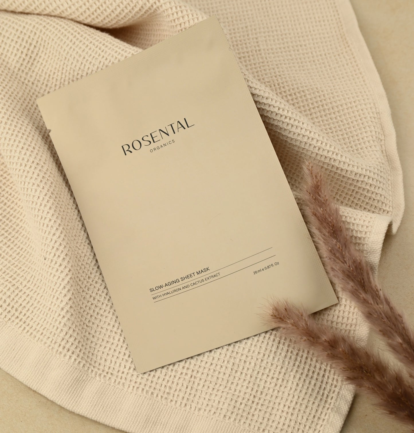 Slow-Aging Sheet Mask | with Hyaluron and Cactus Extract