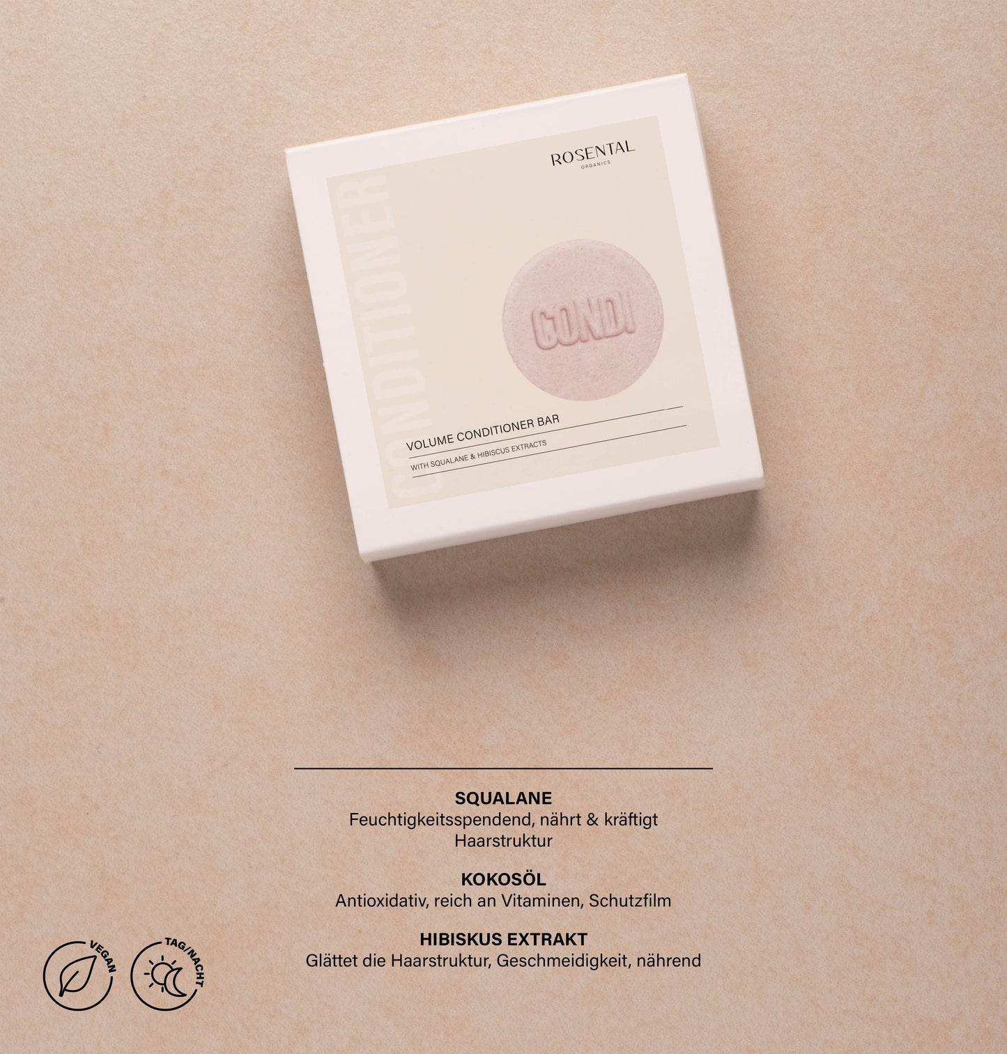 Volume Conditioner Bar | with Squalane & Hibiscus Extracts
