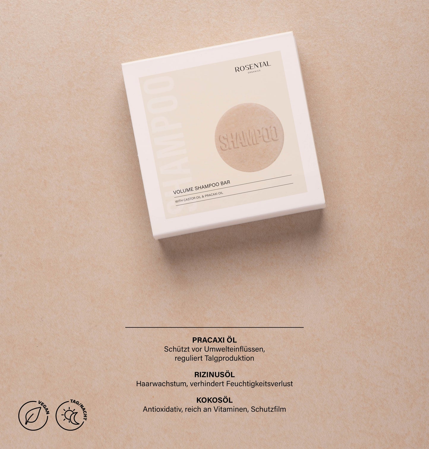 Volume Shampoo Bar | with Castor Oil & Pracaxi Oil