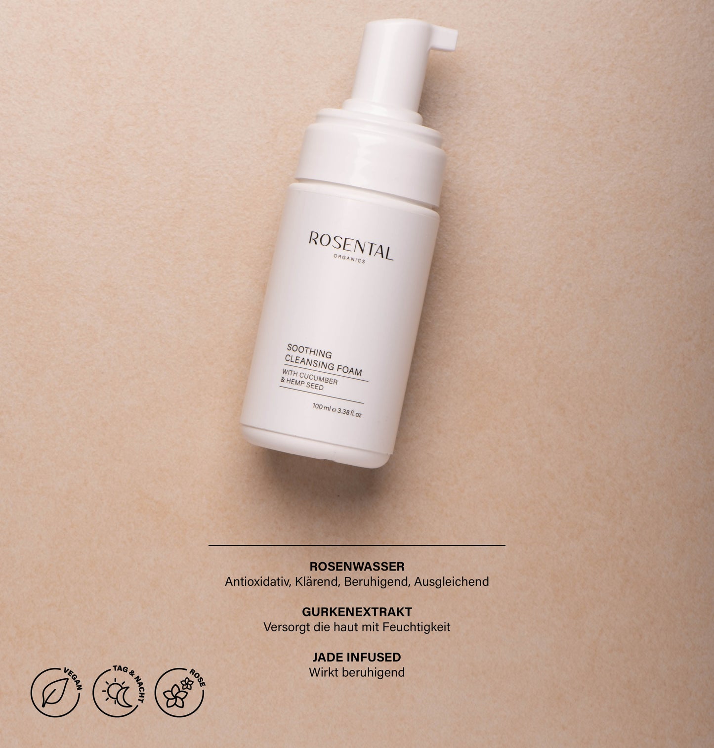 Soothing Cleansing Foam | with Cucumber and Hemp Seed
