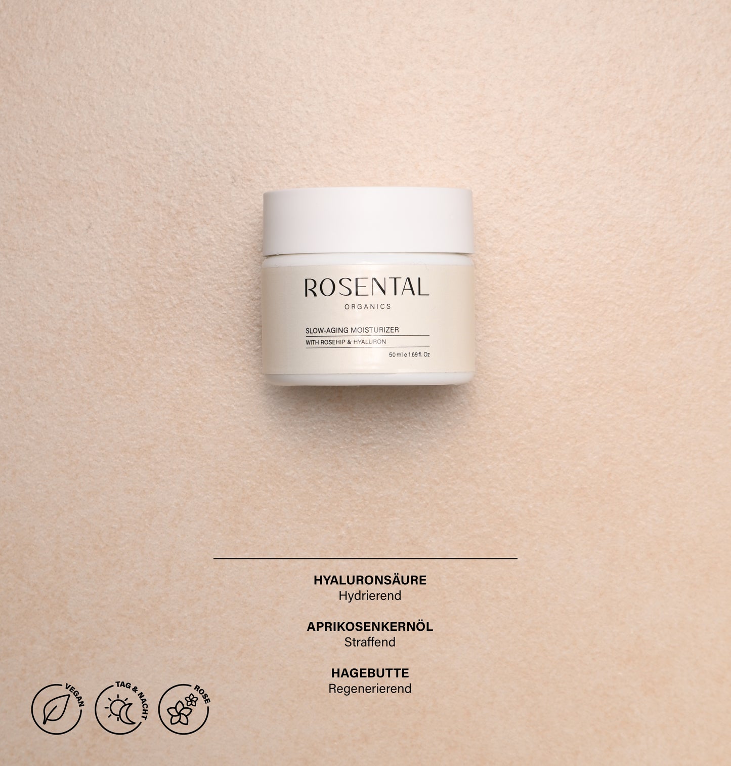 Slow-Aging Moisturizer | with Rosehip and Hyaluron