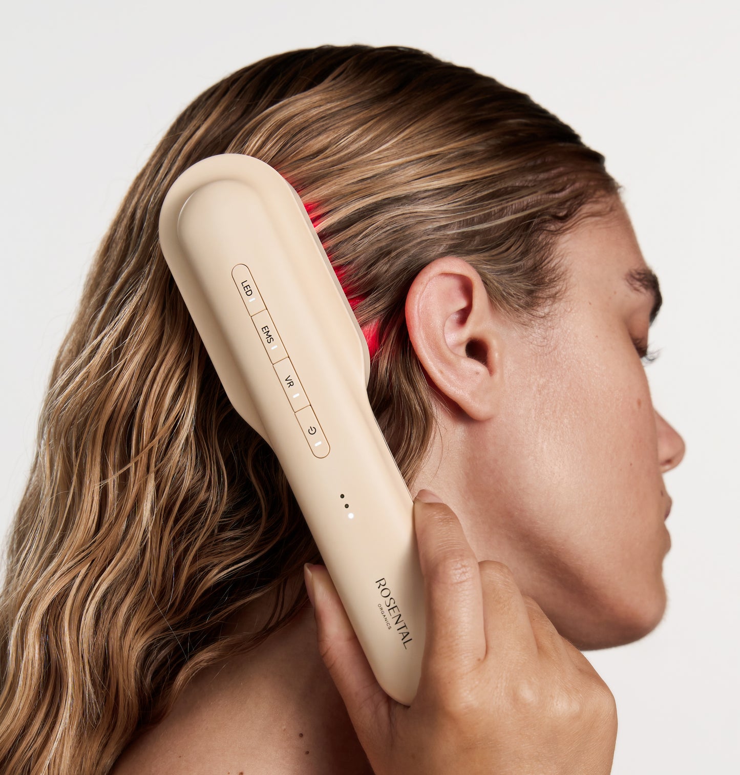 LED Hair Brush Advanced Beauty Tool | With EMS and Red Light