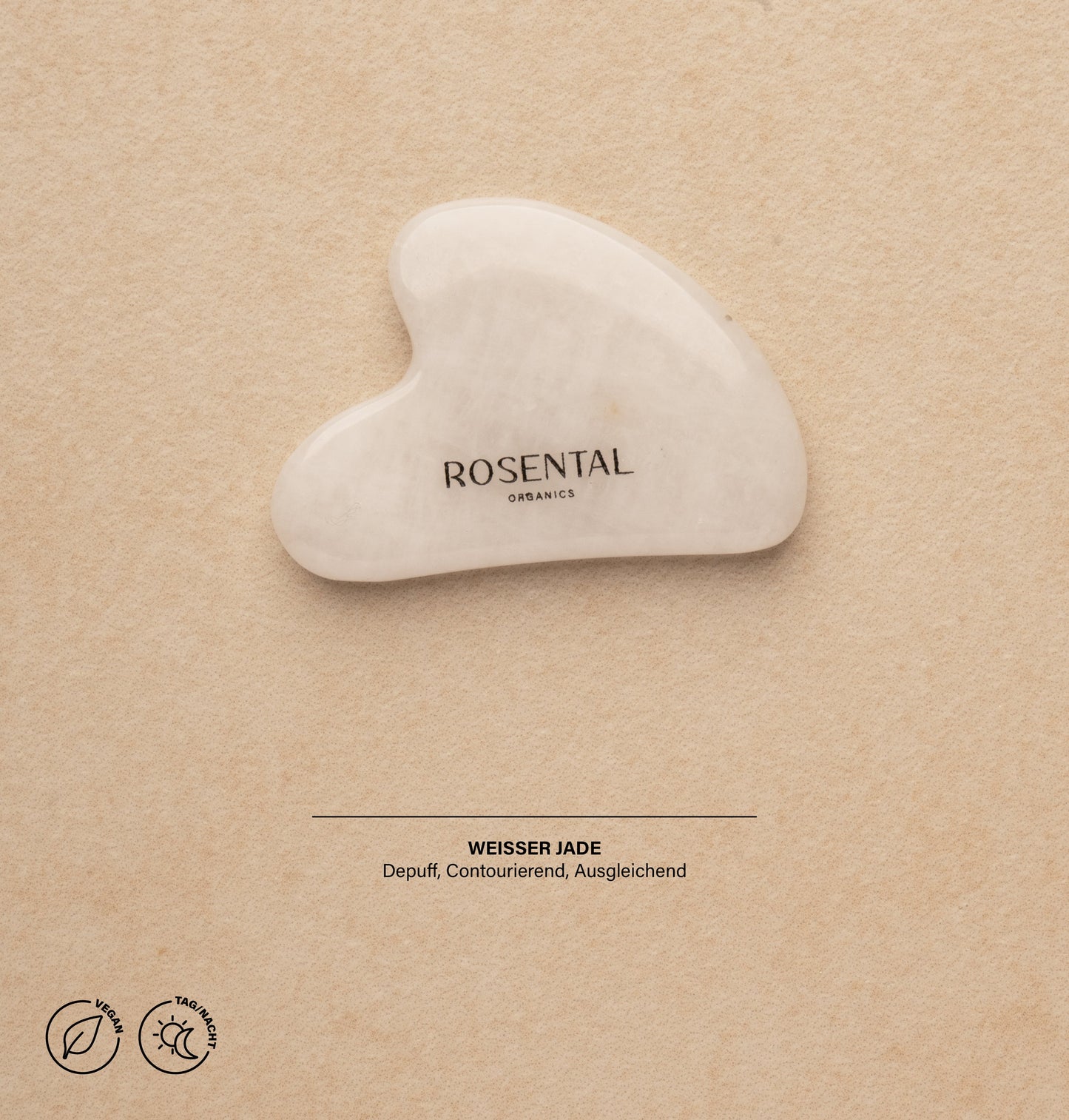 Mini White Jade Gua Sha