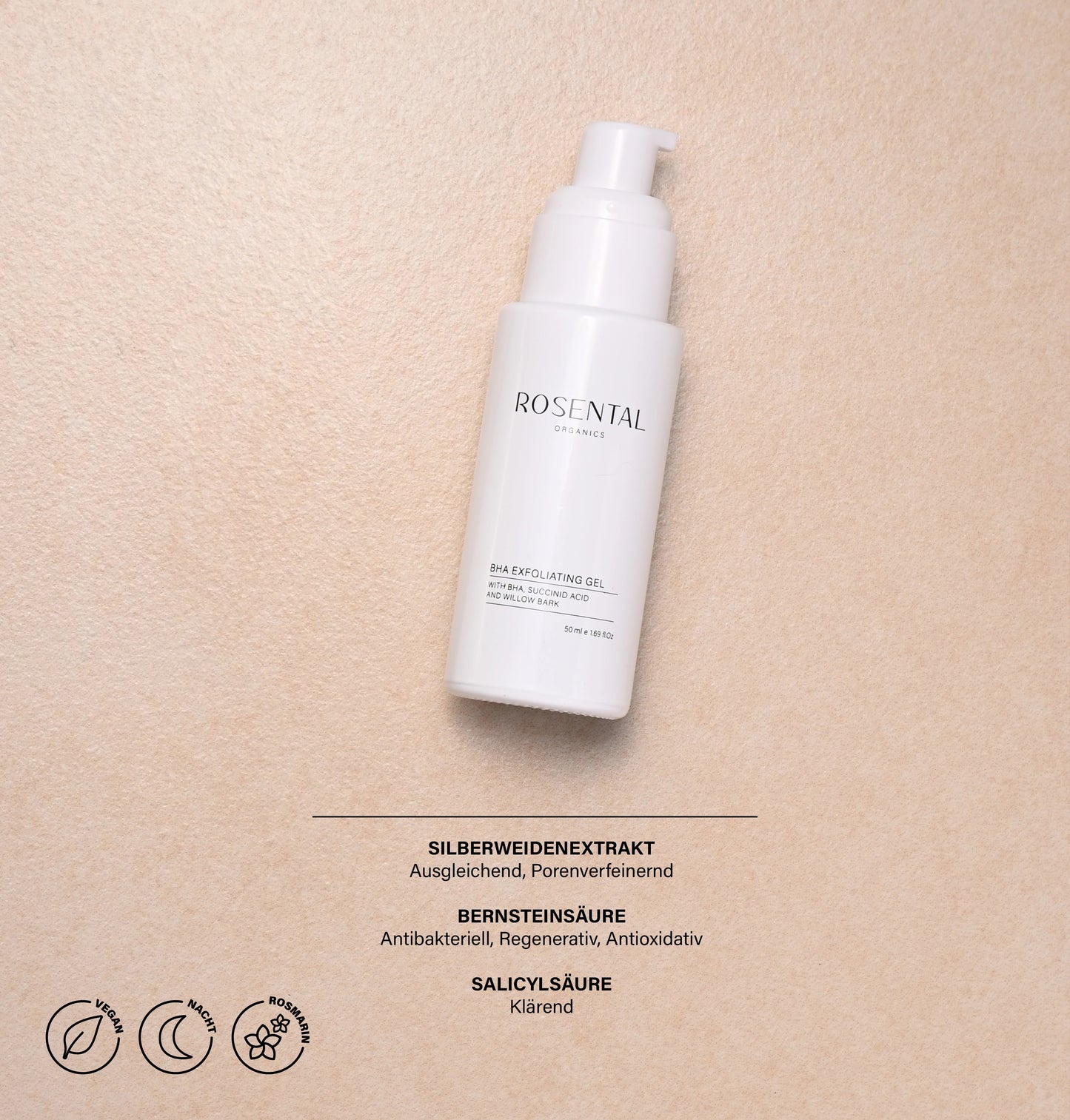 BHA Exfoliating Gel | with Succinid Acid and Willow Bark